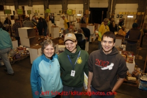 Friday, February 15, 2013.   Pat Owens (L) who has been the lead volunteer for the