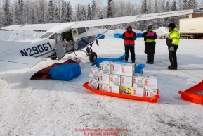 Iditarod Air Force flies out food and supplies to checkpoints before the 2018 race from the Willow airport in Willow, Alaska Photo by Judy Patrick/SchultzPhoto.com  (C) 2018  ALL RIGHTS RESERVED