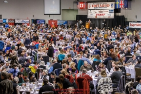 Over 2,000 people attend the 2016 Iditarod musher position drawing banquet at the Dena'ina convention center in Anchorage, Alaska on Thursday March 3, 2016  Â© Jeff Schultz/SchultzPhoto.com ALL RIGHTS RESERVEDDO NOT REPRODUCE WITHOUT PERMISSION