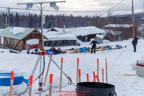 Streaming security cameras watch over the dog lot at the Takotna checkpoint on Wednesday March 7th during the 2018 Iditarod Sled Dog Race -- AlaskaPhoto by Jeff Schultz/SchultzPhoto.com  (C) 2018  ALL RIGHTS RESERVED