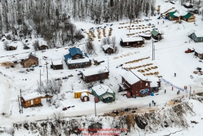 Teams rest around the town during their 24-hour layover at Takotna during Iditarod 2016.  Alaska.  March 09, 2016.  Photo by Jeff Schultz (C) 2016 ALL RIGHTS RESERVED