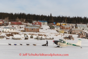 Joar Leifseth-Ulsom runs on the Fish River in front of White Mountain on Monday, March 10, during the Iditarod Sled Dog Race 2014.PHOTO (c) BY JEFF SCHULTZ/IditarodPhotos.com -- REPRODUCTION PROHIBITED WITHOUT PERMISSION