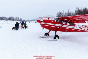 Web Erb taxis up to get a load of dogs at the ghost-town checkpoint of Iditarod on Saturday, March 10th during the 2018 Iditarod Sled Dog Race -- AlaskaPhoto by Jeff Schultz/SchultzPhoto.com  (C) 2018  ALL RIGHTS RESERVED