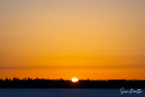Sunrise over the Village of Anvik