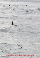 Sunday March 11, 2012  A team along Norton Sound between Koyuk and  Elim. Iditarod 2012.