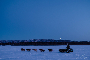 Moonset on the Yukon