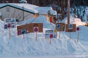 Handmade Musher Signs
