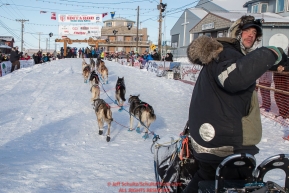 at Nome on Wednesday March 14th in the 46th running of the 2018 Iditarod Sled Dog Race.  Photo by Jeff Schultz/SchultzPhoto.com  (C) 2018  ALL RIGHTS RESERVED