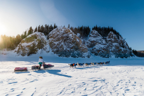 Gabe Dunham on the Yukon