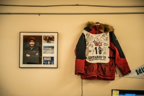 Many memories & stories inside the Unalakleet checkpoint, March 15th, 2020.