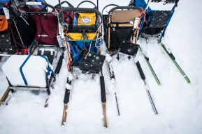 Mushers will send out a second sled to change over to once they hit the coastline. or just to have a spare incase something happens along the trail. Unalakleet, March 15th, 2020.