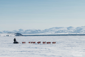 Rohn Buser Ariving to Unalakleet