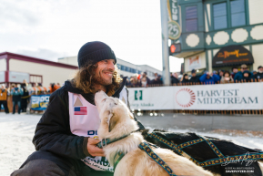 Connor McMahon with Lead Dogs
