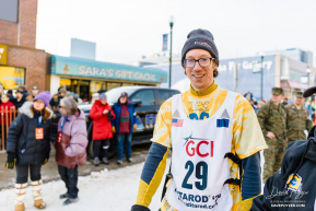 Justin Olnes at Ceremonial Start