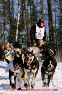 David Sawatzky and team during the ceremonial start of the Iditarod sled dog race Anchorage Saturday, March 2, 2013. Photo (C) Jeff Schultz/IditarodPhotos.com  Do not reproduce without permission