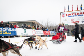 2024 Iditarod's official restart in Willow, Alaska