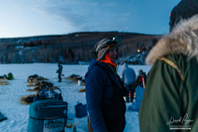 Paige Drobny at Nenana Checkpoint