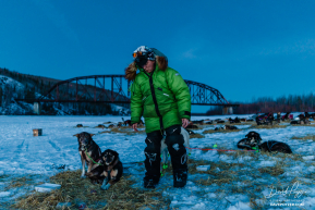 Ryan Redington Readying Dogs in Nenana