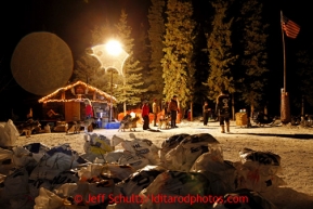 Volunteers hold a team at the Rohn checkpoint in the morning during the 2013 Iditarod sled Dog Race   March 5, 2013.

Photo by Jeff Schultz Do Not Reproduce without permission