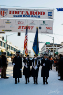 Flags at the 2023 Ceremonial Start
