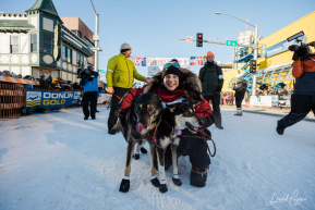 Jennifer LaBar with Lead Dogs