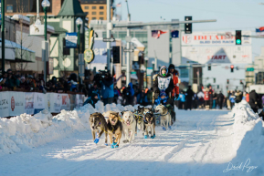 Joanna Jagow Heads Out from Starting Line - 2023 Ceremonial Start