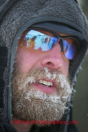 Mike Ellis portrait after he arrived at the McGrath checkpoint on Wednesday March 5 , 2014 during the 2014 IditarodPHOTO BY JEFF SCHULTZ / IDITARODPHOTOS.COM  DO NOT REPRODUCE WITHOUT PERMISSION