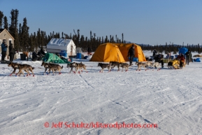 Returning champion, Mitch Seavey, leaves the Cripple checkpoint on Thursday, March 6, during the Iditarod Sled Dog Race 2014.PHOTO (c) BY JEFF SCHULTZ/IditarodPhotos.com -- REPRODUCTION PROHIBITED WITHOUT PERMISSION