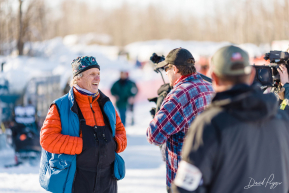 Linwood Feidler Chats with Mushers