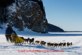 Hans Gatt leaves the Yukon village of Ruby on Friday, March 7, during the Iditarod Sled Dog Race 2014.PHOTO (c) BY JEFF SCHULTZ/IditarodPhotos.com -- REPRODUCTION PROHIBITED WITHOUT PERMISSION