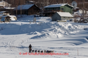 Hans Gatt leaves the Yukon village of Ruby on Friday, March 7, during the Iditarod Sled Dog Race 2014.PHOTO (c) BY JEFF SCHULTZ/IditarodPhotos.com -- REPRODUCTION PROHIBITED WITHOUT PERMISSION