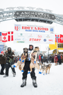 Ceremonial Start, Downtown Anchorage, Alaska