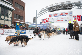 Ceremonial Start, Downtown Anchorage, Alaska