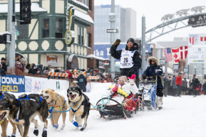 Ceremonial Start, Downtown Anchorage, Alaska