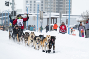 Ceremonial Start, Downtown Anchorage, Alaska