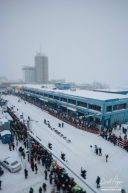Jessie Holmes Waves to Spectators