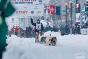 Matt Hall at Ceremonial Start