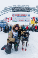 Hanna Lyrek at Starting Line