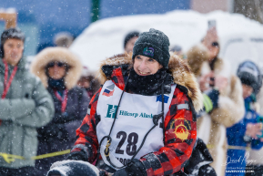 Jaye Foucher at Ceremonial Start