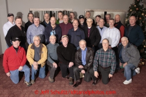 January 8, 2013    2013 Iditarod Air Force pilots gather for a group photo at the Millenium Hotel during one of their monthly meetings.