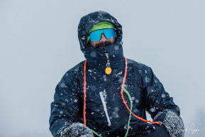 Matt Paveglio Smiles Through the Snow
