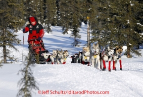 Saturday March 10, 2012 Aliy Zirkle on the trail not far from Kaltag enroute to Unalakleet. Iditarod 2012.