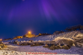 The Northern Lights dance early in the morning at the Unalakleet checkpoint on Tuesday March 16, 2015 during Iditarod 2015.  (C) Jeff Schultz/SchultzPhoto.com - ALL RIGHTS RESERVED DUPLICATION  PROHIBITED  WITHOUT  PERMISSION