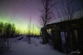Northern Lights Over Iditarod Ghost Town