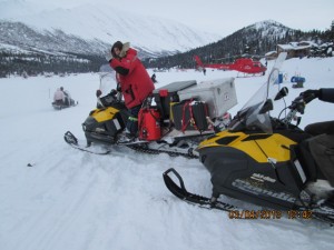 Insider Schnuelle ready to launch from Rainy Pass to Rohn
