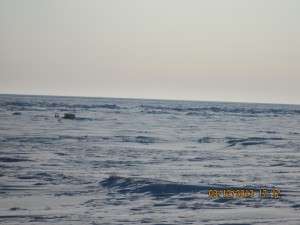 house out on ice used for dredging for gold.  These guys dive under the ice and suction dredge. do they make money?  would anybody dive under the ice for fun?