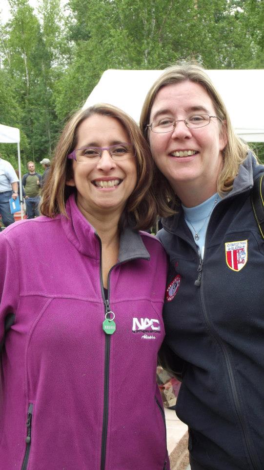 With Kathy Cappa at the Volunteer Picnic