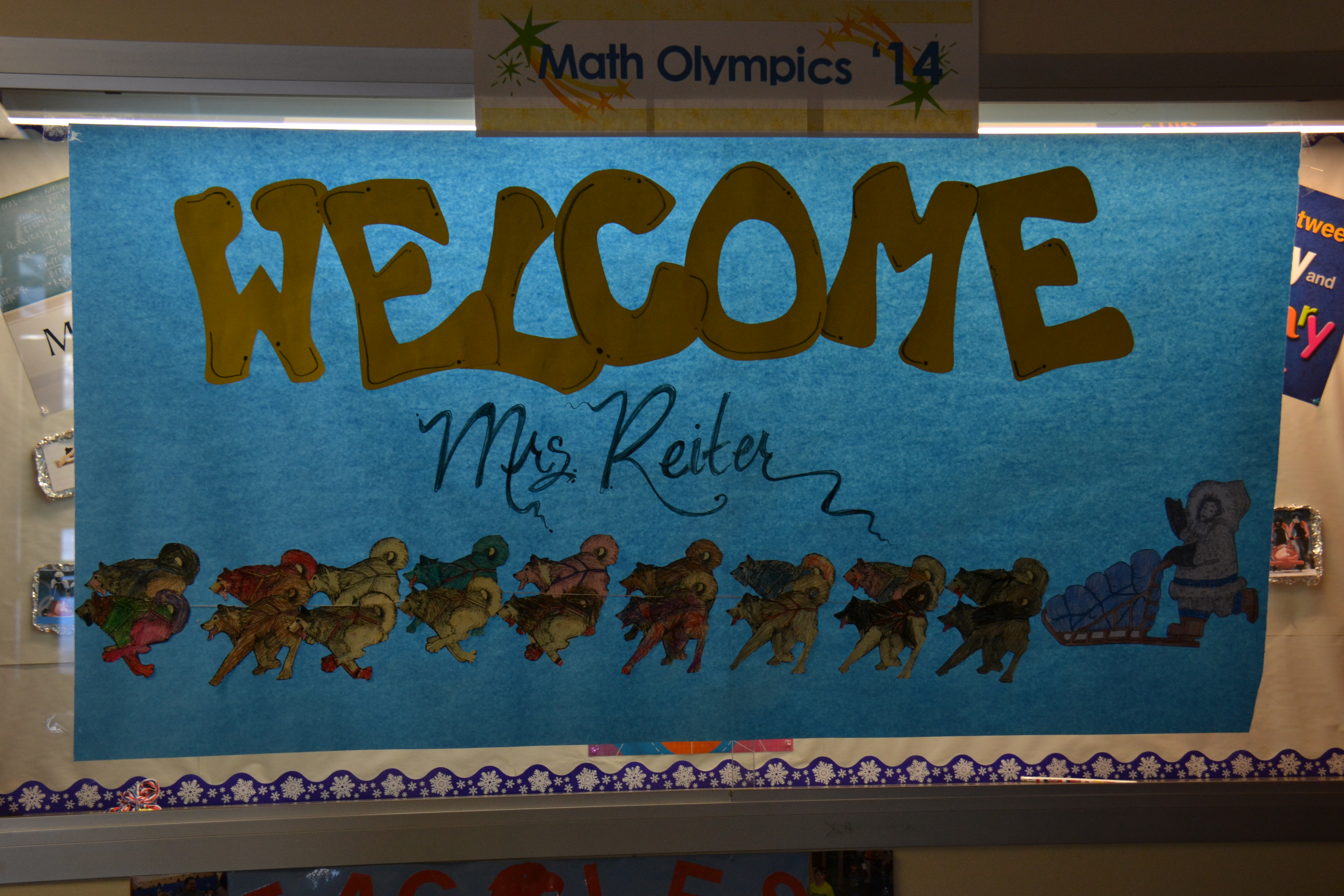 Greeting at Larson Elementary!