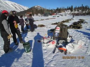 sorlie and what used to be baggage on sled 1