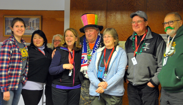 Some of the volunteers in Nome